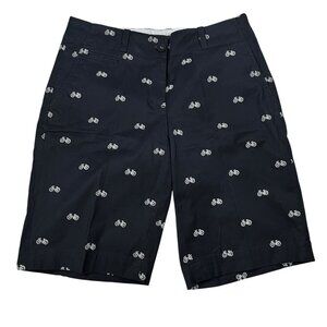 Talbots Bicycle Embroidered chino shorts Women's size 6